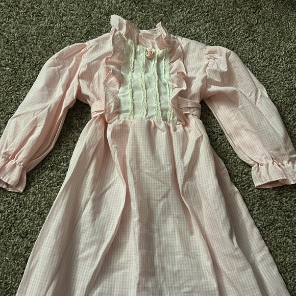 Vintage Girls Kid Kountry Pink Dress - Picture 2 of 4